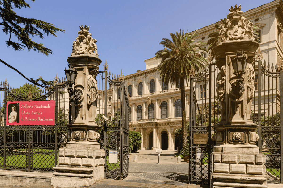 Entrance of Galleria Nazionale d'Arte Antica, Rome